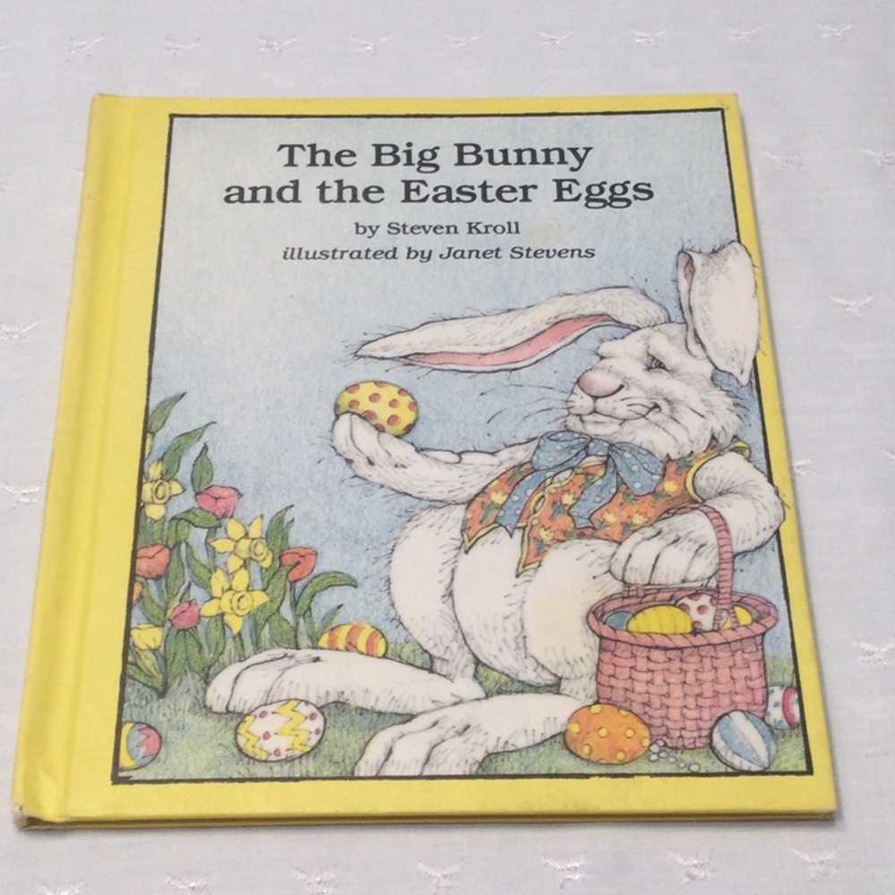 The Big Bunny and the Easter Eggs Hardback Book Vintage 1982​